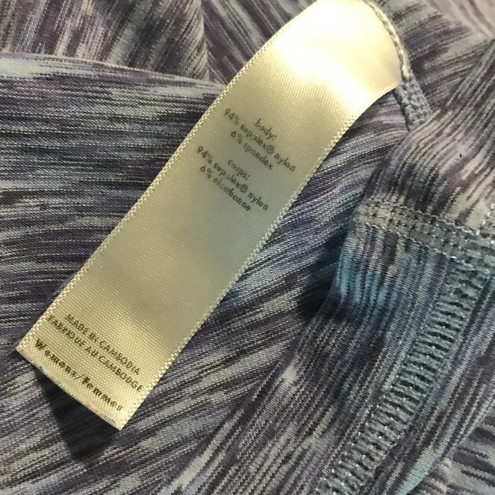 Lucy Purple V-neck Tank Top - Picture 5 of 6